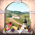 Scene With The Vinyard Road by Barbara Felisky